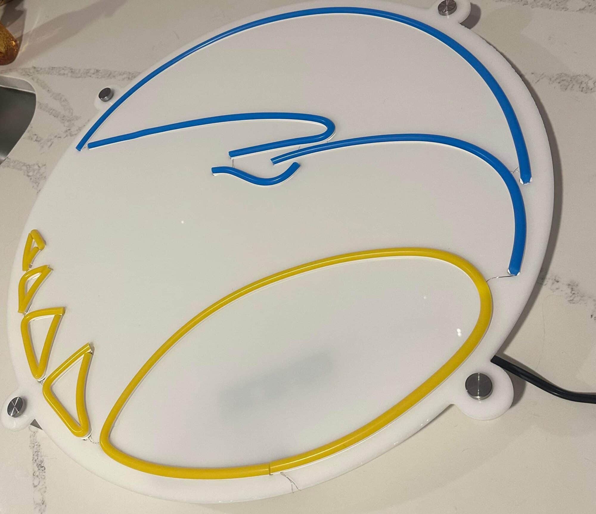 Georgia Southern Academic Eagle Head LED Neon Sign Large - Image 2